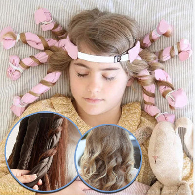 Bandeau Capillaire Curling - Créez des Boucles Naturelles Sans Chaleur