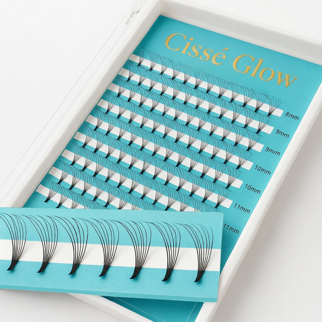 Boîte d’Extensions Cils Pro – Effet Mat Cashmere, Courbe Parfaite