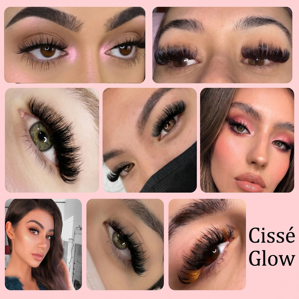 Boîte d’Extensions Cils Pro – Effet Mat Cashmere, Courbe Parfaite
